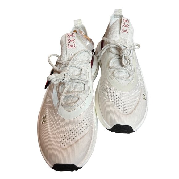 Under Armour HOVR Phantom 3 Running Shoes White/Red Size 10 With Extra Laces - Picture 2 of 10